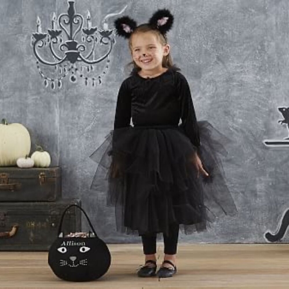 Pottery Barn Kids Black Cat Halloween Costume